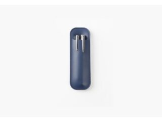 LAVOISIER Maroquinier - Etui 2 stylos en cuir bleu – ET504