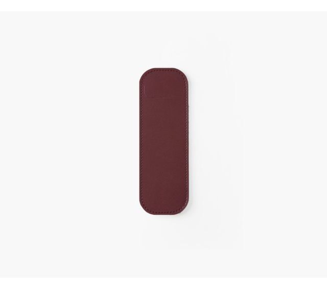 Lavoisier Maroquinier - Etui 2 stylos en cuir bordeaux - ET504