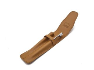 LAVOISIER Maroquinier - Etui 2 stylos en cuir gold  ET502