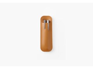 LAVOISIER Maroquinier - Etui 2 stylos en cuir gold  ET504