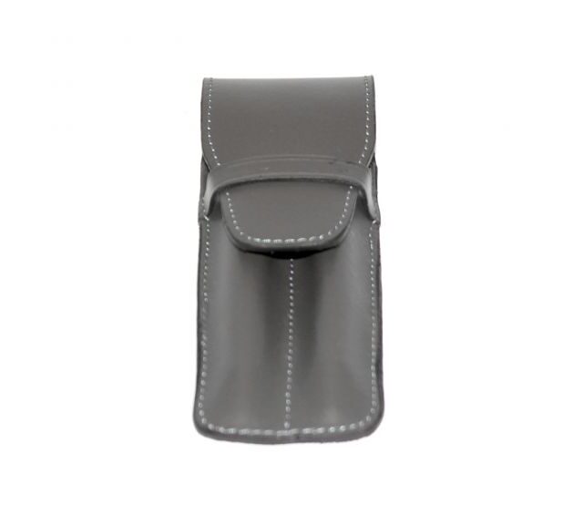 Lavoisier Maroquinier - Etui 2 stylos en cuir gris - ET502