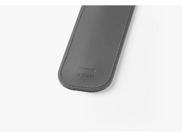 Lavoisier Maroquinier - Etui 2 stylos en cuir gris - ET504