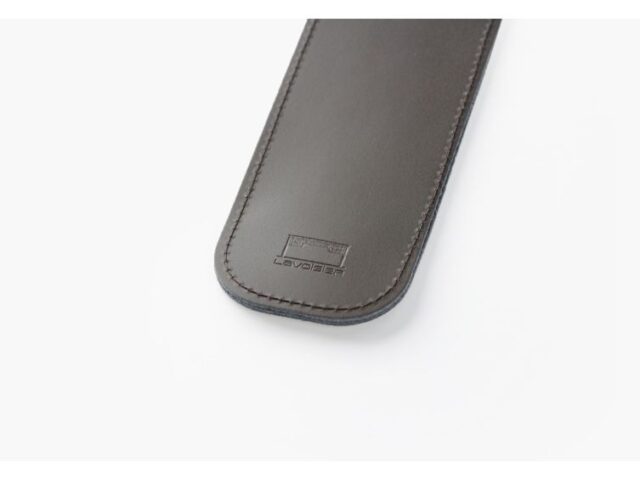 Lavoisier Maroquinier - Etui 2 stylos en cuir marron foncé - ET504