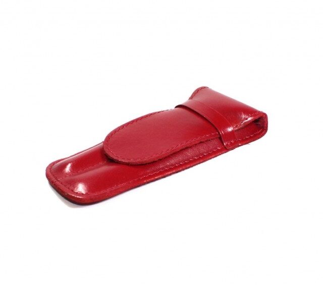 Lavoisier Maroquinier - Etui 2 stylos en cuir noir - ET502