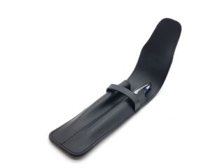 LAVOISIER Maroquinier - Etui 2 stylos en cuir noir  ET502