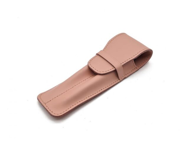 Lavoisier Maroquinier - Etui 2 stylos en cuir rose - ET502