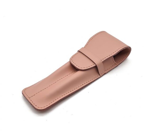 Lavoisier Maroquinier - Etui 2 stylos en cuir rose - ET502