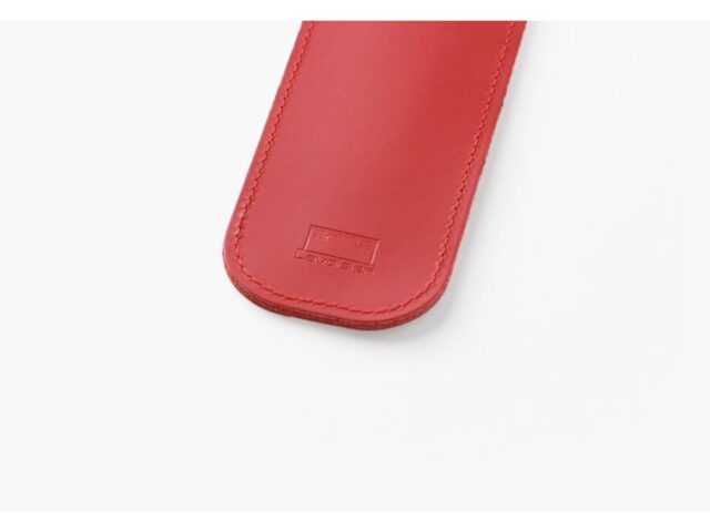 Lavoisier Maroquinier - Etui 2 stylos en cuir rouge - ET504