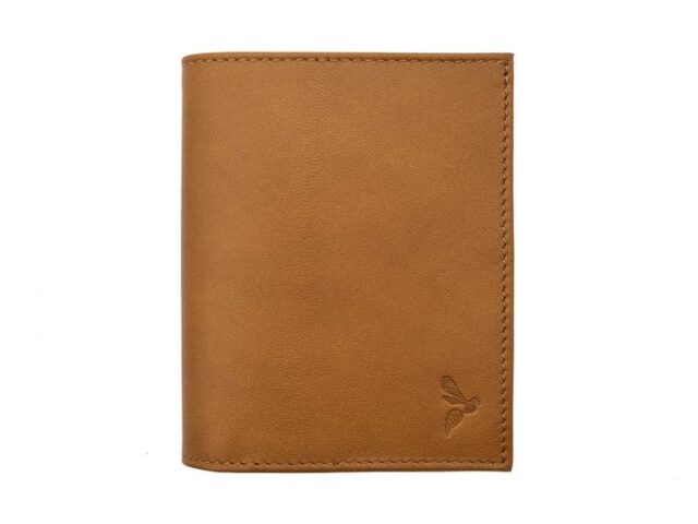 La Guêpe - Fin portefeuille “Luxe” en cuir gold protège l’essentiel – 12 cm – PM-021-01