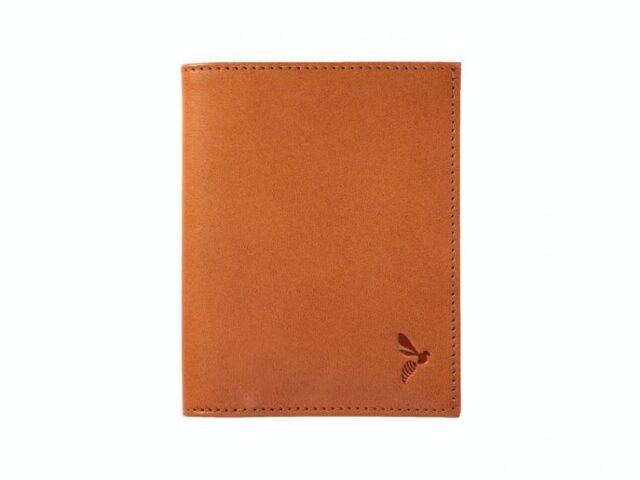 La Guêpe - Petite Maroquinerie - Fin portefeuille "Luxe" en cuir gold protège l'essentiel - 12 cm - PM-021-01