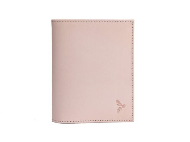 La Guêpe - Petite Maroquinerie - Fin portefeuille "Luxe" en cuir nude protège l'essentiel - 12 cm - PM-021-01