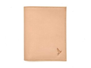 La Guêpe - Fin portefeuille Luxe en cuir nude protège lessentiel  12 cm  PM-021-01