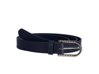 Fine ceinture femme en cuir bleu marine 4082 Choisir par la marque La Guêpe La Guêpe - Fine ceinture femme en cuir bleu marine 4082 Choisir