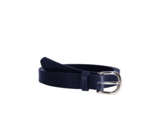 La Guêpe - Fine ceinture femme en cuir bleu marine 4083  Choisir