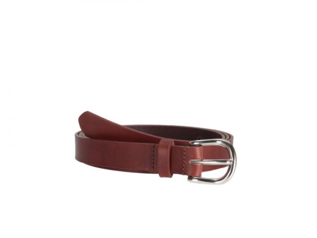 La Guêpe - Fine ceinture femme en cuir cannelle 4083  Choisir