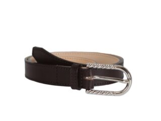 Fine ceinture femme en cuir marron foncé 5082 Choisir par la marque La Guêpe La Guêpe - Fine ceinture femme en cuir marron foncé 5082 Choisir