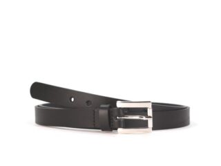 Fine ceinture femme en cuir noir 4086 Choisir par la marque La Guêpe La Guêpe - Fine ceinture femme en cuir noir 4086 Choisir