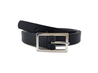 Fine ceinture femme en cuir noir 4087 Choisir par la marque La Guêpe La Guêpe - Fine ceinture femme en cuir noir 4087 Choisir