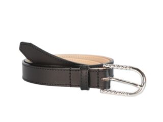 La Guêpe - Fine ceinture femme en cuir noir 5082 Choisir