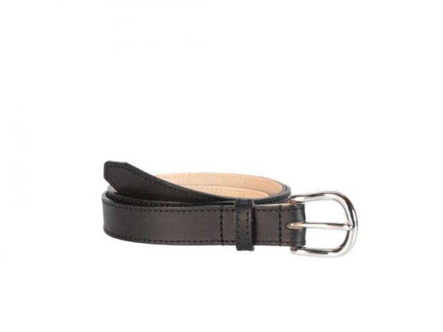 La Guêpe - Fine ceinture femme en cuir noir 5083  Choisir