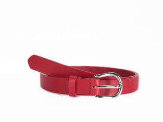 Fine ceinture femme en cuir rouge 4083 Choisir par la marque La Guêpe La Guêpe - Fine ceinture femme en cuir rouge 4083 Choisir