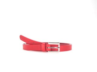 La Guêpe - Fine ceinture femme en cuir rouge 4086  Choisir