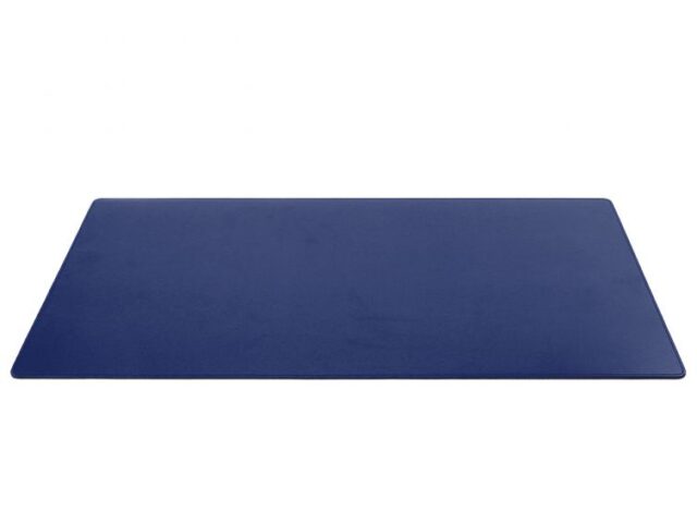 Lavoisier Maroquinier - Grand sous-main en cuir bleu cobalt - 80x40 cm