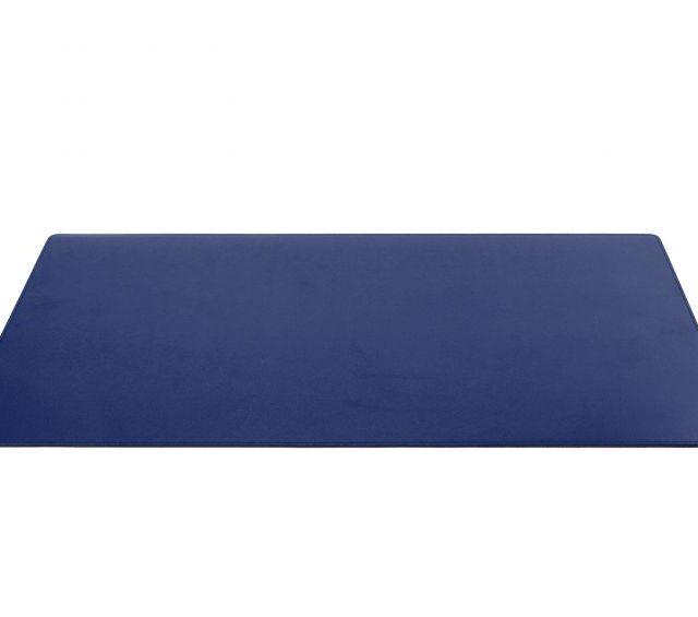 Lavoisier Maroquinier - Grand sous-main en cuir bleu cobalt - 80x40 cm