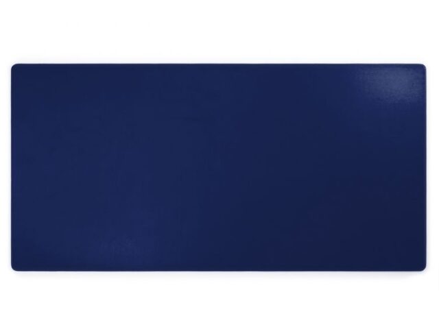 Lavoisier Maroquinier - Grand sous-main en cuir bleu cobalt - 80x40 cm