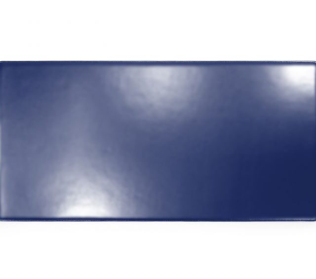 Lavoisier Maroquinier - Grand sous-main en cuir bleu cobalt "Premium" - 80x40 cm