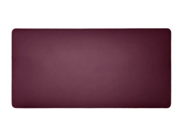 Lavoisier Maroquinier - Grand sous-main en cuir bordeaux - 80x40 cm