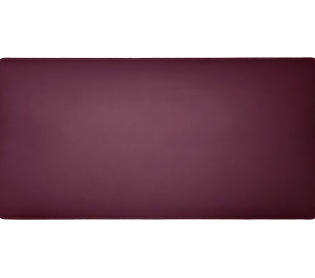 Lavoisier Maroquinier - Grand sous-main en cuir bordeaux - 80x40 cm