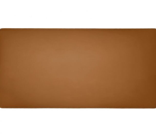 Lavoisier Maroquinier - Grand sous-main en cuir gold - 80x40 cm