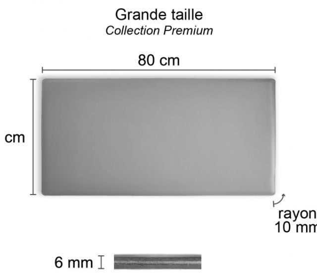 Lavoisier Maroquinier - Grand sous-main en cuir gold "Premium" - 80x40 cm