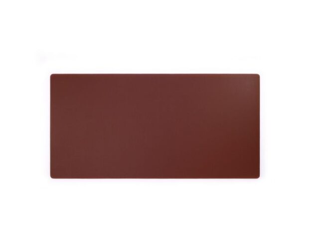 Lavoisier Maroquinier - Grand sous-main en cuir marron - 80x40 cm