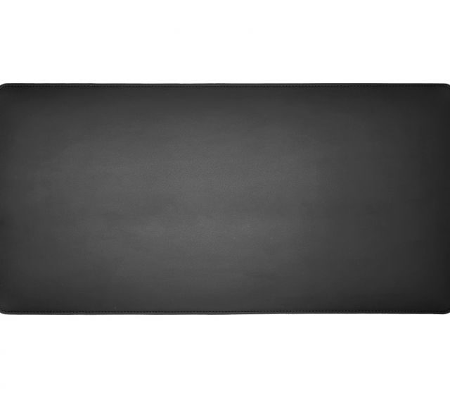 Lavoisier Maroquinier - Grand sous-main en cuir noir - 80x40 cm