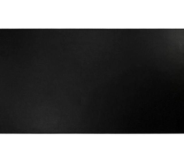 Lavoisier Maroquinier - Grand sous-main en cuir noir - 80x40 cm