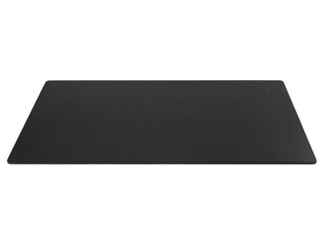 Lavoisier Maroquinier - Grand sous-main en cuir noir - 80x40 cm