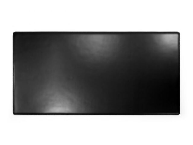 Lavoisier Maroquinier - Grand sous-main en cuir noir "Premium" - 80x40 cm