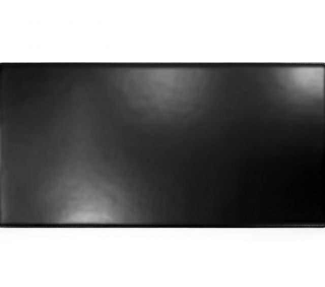 Lavoisier Maroquinier - Grand sous-main en cuir noir "Premium" - 80x40 cm