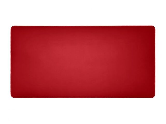 Lavoisier Maroquinier - Grand sous-main en cuir rouge coquelicot - 80x40 cm