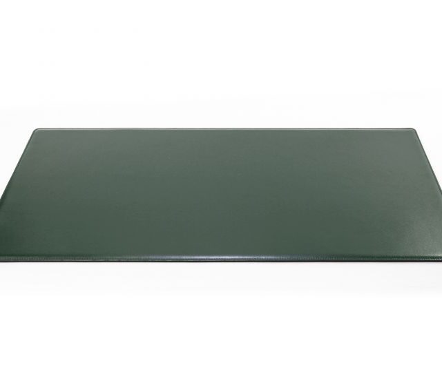 Lavoisier Maroquinier - Grand sous-main en cuir vert anglais "Premium" - 80x40 cm