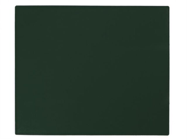 Lavoisier Maroquinier - Grand tapis de souris en cuir vert anglais - XL - 38x32 cm