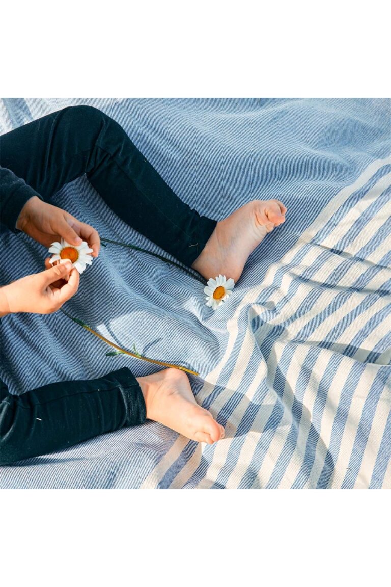 Le t-shirt Propre - La fouta française - Marine