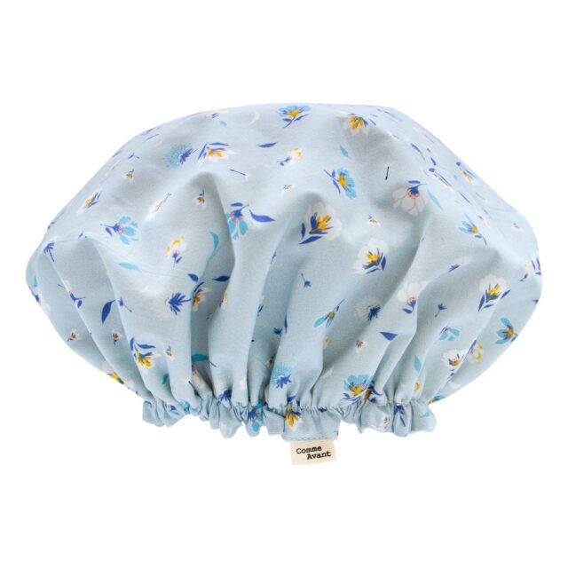 Comme Avant - Bonnet Charlotte de Douche Coton Bio - Adulte & Enfant - Cheveux Courts & Longs - Fabrication Française