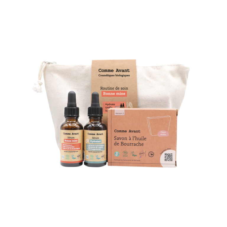 Comme Avant - Coffret Routine Soin Bonne Mine - Bio & Naturel - Fabrication Française