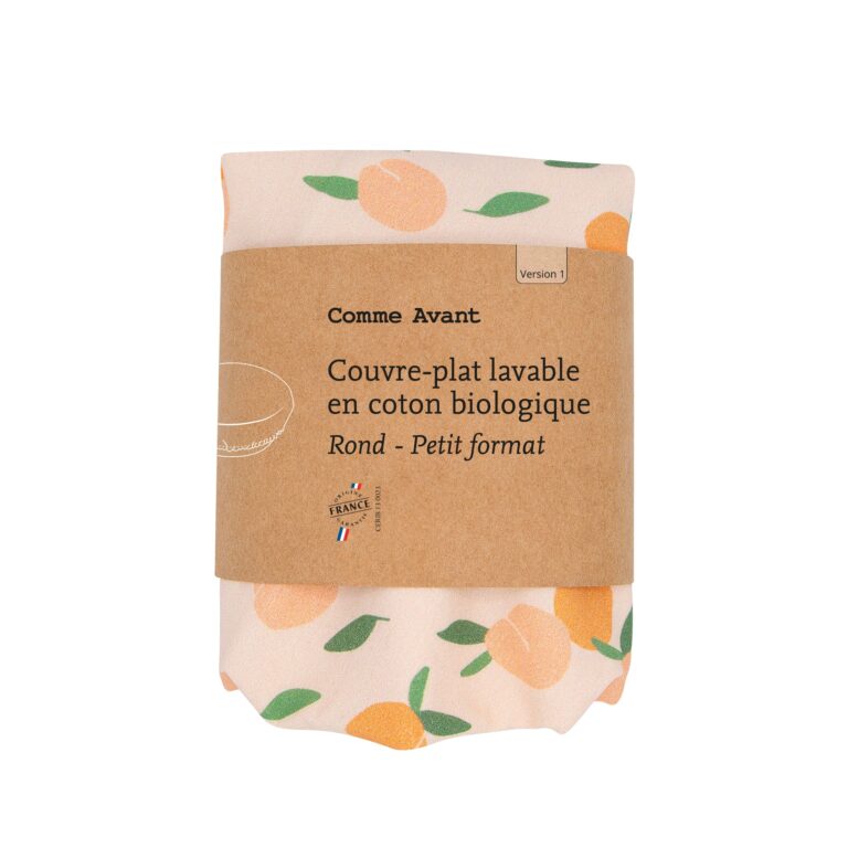 Comme Avant - Couvre-plat lavable en coton - Version 1 – Lot de 3 formats / Feuilles d'olivier