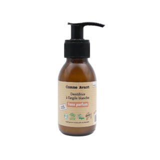 Dentifrice en pâte à l’argile blanche – Version 2 par la marque Comme Avant Comme Avant - Dentifrice en pâte à l’argile blanche – Version 2