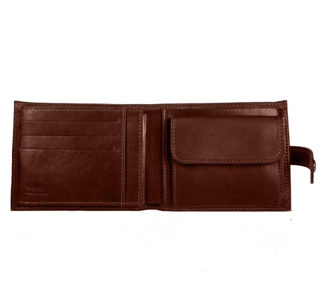 La Guêpe - Petite Maroquinerie - Petit Portefeuille 3 volets en cuir gold - 440