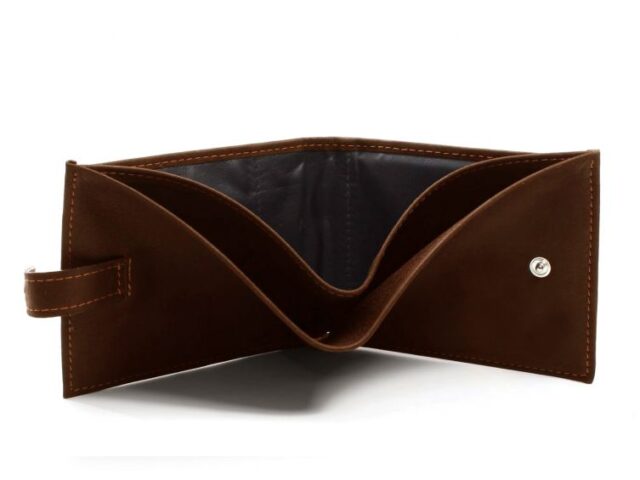 La Guêpe - Petite Maroquinerie - Petit Portefeuille 3 volets en cuir gold - 440